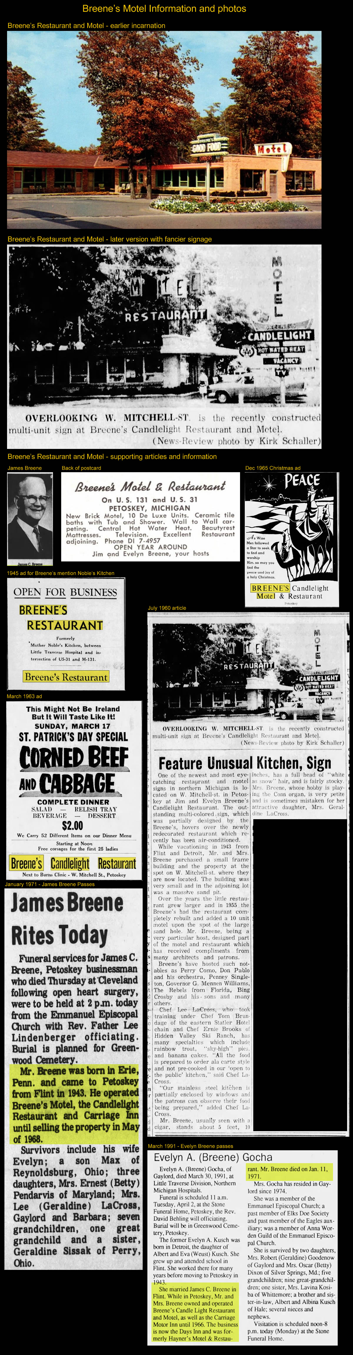 Breene's Candelight Restaurant and Motel